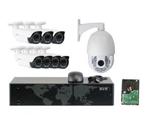 GW Security 8 Channel HD 1920p Security System with 4TB HDD, (7)* HD 5MP 1920p 2.8-12mm Varifocal Outdoor Indoor PoE IP Cameras, and (1)* 20X Zoom 4MP 1520p IP PTZ Camera GW Security 8 Channel HD 1920p Security System with 4TB HDD, (7)* HD 5MP 1920p 2.8-12mm Varifocal Outdoor Indoor PoE IP Cameras, and (1)* 20X Zoom 4MP 1520p IP PTZ Camera