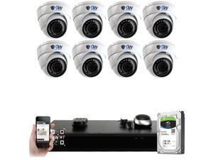 GW PoE IP Built-in microphone Security System, 8 Channel 4K H.265 NVR w/ 2TB HDD, (8) PoE IP 5MP Outdoor Weatherproof Security Camera for 24/7 Recording & Remote Home Monitoring System GW PoE IP Built-in microphone Security System, 8 Channel 4K H.265 NVR w/ 2TB HDD, (8) PoE IP 5MP Outdoor Weatherproof Security Camera for 24/7 Recording & Remote Home Monitoring System