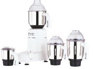 Preethi Eco Plus 4 Jar 550-Watt Mixer Grinder, 110 Volts Preethi Eco Plus 4 Jar 550-Watt Mixer Grinder, 110 Volts