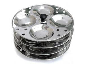 Tabakh 4-Plates Racks Stainless Steel Idly Stand, 16 Idlis Tabakh 4-Plates Racks Stainless Steel Idly Stand, 16 Idlis