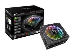 Thermaltake Toughpower iRGB Plus 850W 80+ Platinum Digital RGB LED Smart Zero Fan SLI/Crossfire Ready ATX12V v2.4 / SSI EPS v2.92 Power Supply 10 YR Warranty PS-TPI-0850F2FDPU-1 Thermaltake Toughpower iRGB Plus 850W 80+ Platinum Digital RGB LED Smart Zero Fan SLI/Crossfire Ready ATX12V v2.4 / SSI EPS v2.92 Power Supply 10 YR Warranty PS-TPI-0850F2FDPU-1