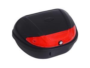 HOMCOM 52L Motorcycle Tail box Top Case Motorbike Trunk Helmet Carrier Luggage Helmet Storage Mount Rack w/ Keys HOMCOM 52L Motorcycle Tail box Top Case Motorbike Trunk Helmet Carrier Luggage Helmet Storage Mount Rack w/ Keys