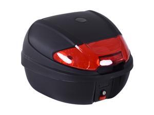 HOMCOM 30L Motorcycle Tail box Top Case Motorbike Trunk Helmet Carrier Luggage Helmet Storage Mount Rack w/ Keys HOMCOM 30L Motorcycle Tail box Top Case Motorbike Trunk Helmet Carrier Luggage Helmet Storage Mount Rack w/ Keys