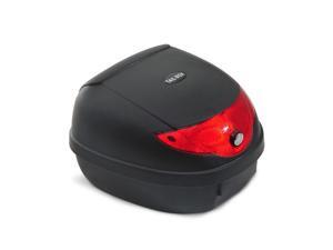Motorcycle Trunk Scooter Top Box Lockable 24L Tour Tail Carrier Black Motorcycle Trunk Scooter Top Box Lockable 24L Tour Tail Carrier Black