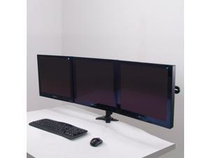 Amer Networks Amr3c Triple Monitor Clamp Mount - Supports three 24" monitors weighing up to 17.5 lbs. VESA compatable Amer Networks Amr3c Triple Monitor Clamp Mount - Supports three 24" monitors weighing up to 17.5 lbs. VESA compatable