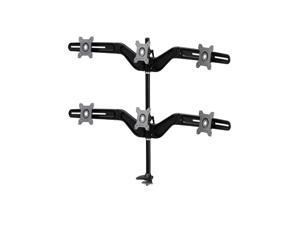 Hex Monitor Mount Grommet Base. Supports 6 LED or LCD Monitors mounted with 75mm or 100mm VESA Hex Monitor Mount Grommet Base. Supports 6 LED or LCD Monitors mounted with 75mm or 100mm VESA