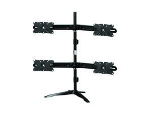 Quad Monitor Mount Stand Base up to 32 inch monitors supported Standard VESA Mount 200x100, 100x100 and 75x75 Quad Monitor Mount Stand Base up to 32 inch monitors supported Standard VESA Mount 200x100, 100x100 and 75x75