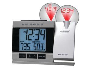 LA CROSSE TECHNOLOGY WT-5220U-IT-CBP Atomic Projection Alarm Clock with Indoor & Outdoor Temperature LA CROSSE TECHNOLOGY WT-5220U-IT-CBP Atomic Projection Alarm Clock with Indoor & Outdoor Temperature