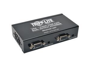 Tripp Lite B132-200A-SR Dual VGA with Audio over Cat5/Cat6 Extender, Box-Style Receiver, 1440x900 at 60Hz, Up to 300-ft. Tripp Lite B132-200A-SR Dual VGA with Audio over Cat5/Cat6 Extender, Box-Style Receiver, 1440x900 at 60Hz, Up to 300-ft.