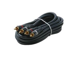 Steren 254-230BL Dual RCA Stereo Cables (50ft) Steren 254-230BL Dual RCA Stereo Cables (50ft)