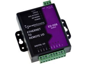BRAINBOXES ED-008 ETHERNET TO 8 DIGITAL IO PORTS BRAINBOXES ED-008 ETHERNET TO 8 DIGITAL IO PORTS