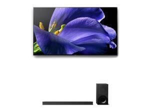 Sony XBR-55A9G 55" BRAVIA OLED 4K UHD HDR TV and HT-X9000F 2.1-Channel Dolby Atmos Sound Bar with Subwoofer Sony XBR-55A9G 55" BRAVIA OLED 4K UHD HDR TV and HT-X9000F 2.1-Channel Dolby Atmos Sound Bar with Subwoofer