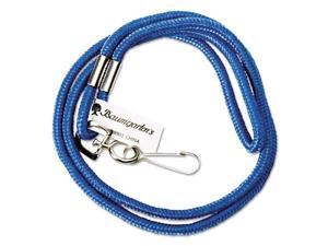 Baumgartens Standard Lanyard With Hook 36" L Nylon Blue 68903 Baumgartens Standard Lanyard With Hook 36" L Nylon Blue 68903