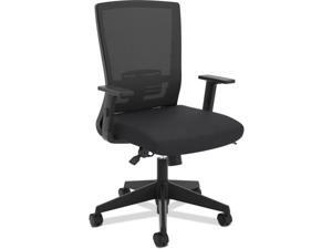 HON Mesh High-Back Task Chair - Foam Black Seat - Black Back - 5-star Base - Black BSXVL541LH10 HON Mesh High-Back Task Chair - Foam Black Seat - Black Back - 5-star Base - Black BSXVL541LH10