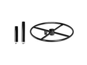 OFM Core Collection Stool Drafting Kit, 19" Diameter Foot Ring with 9" and 12" Extenders, in Black (DK-2) OFM Core Collection Stool Drafting Kit, 19" Diameter Foot Ring with 9" and 12" Extenders, in Black (DK-2)
