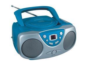 SYLVANIA SRCD243M BLUE Portable CD Radio Boom Box (Blue) SYLVANIA SRCD243M BLUE Portable CD Radio Boom Box (Blue)