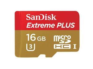 SanDisk Extreme Plus 16GB microSDHC Flash Memory Model SDSQXSG-016G-ANCMA SanDisk Extreme Plus 16GB microSDHC Flash Memory Model SDSQXSG-016G-ANCMA