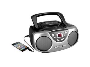 Sylvania SRCD243M BLACK Portable CD Radio Boom Box (Black ) Sylvania SRCD243M BLACK Portable CD Radio Boom Box (Black )