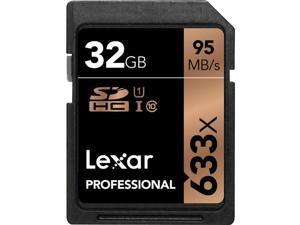 Lexar 32GB Professional Class 10 UHS-I U1 633x SDHC Memory Card #LSD32GCB1NL633 Lexar 32GB Professional Class 10 UHS-I U1 633x SDHC Memory Card #LSD32GCB1NL633