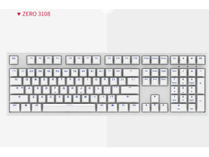 Akko X Ducky 3108DS(Double-Shot) N-Key Rollover All Non-conflicting 108Keys, Cherry MX Red Mechanical Gaming Keyboard-White Akko X Ducky 3108DS(Double-Shot) N-Key Rollover All Non-conflicting 108Keys, Cherry MX Red Mechanical Gaming Keyboard-White