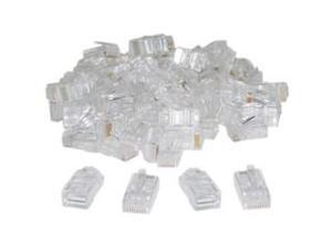 Cable Wholesale RJ45 CAT 5(8P8C) Crimp Connector, (100 Pcs Per Bag) Cable Wholesale RJ45 CAT 5(8P8C) Crimp Connector, (100 Pcs Per Bag)