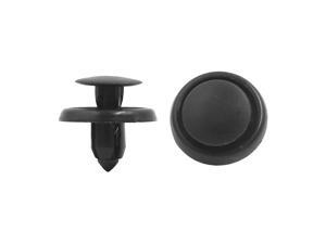Unique Bargains 50Pcs Universal Plastic Rivets Fastener Fender Bumper Push Pin Clips Black 7mm Unique Bargains 50Pcs Universal Plastic Rivets Fastener Fender Bumper Push Pin Clips Black 7mm