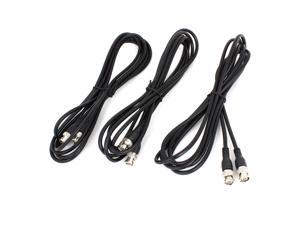 Unique Bargains Security Camera Male to Male BNC Connector Coaxial Cable Black 3Meters 3PCS Unique Bargains Security Camera Male to Male BNC Connector Coaxial Cable Black 3Meters 3PCS
