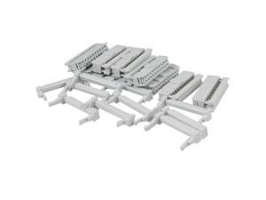 10 Pcs Flat Ribbon Cable 2 Row 20 Pin IDC Socket Connector Light Gray 10 Pcs Flat Ribbon Cable 2 Row 20 Pin IDC Socket Connector Light Gray