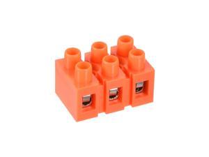 Terminal Block, 600V 36A Dual Row 3 Positions Screw Terminal Electric Barrier Strip Block, 2 Pcs Terminal Block, 600V 36A Dual Row 3 Positions Screw Terminal Electric Barrier Strip Block, 2 Pcs