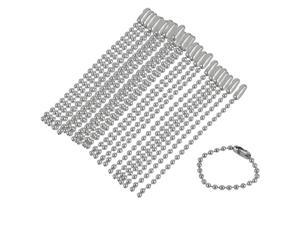 3.1" Girth Stainless Steel Ball Chain for Nail File Keychain 30 Pcs 3.1" Girth Stainless Steel Ball Chain for Nail File Keychain 30 Pcs