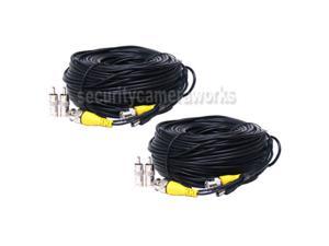 (2) 150ft Security Camera CCTV DVR BNC Video Power Cable Surveillance Wire b2b (2) 150ft Security Camera CCTV DVR BNC Video Power Cable Surveillance Wire b2b