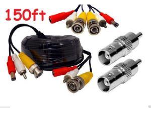 150Ft BNC Video/Power/Audio Cable with extension for Q-See Security Cameras 150Ft BNC Video/Power/Audio Cable with extension for Q-See Security Cameras