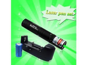 Powerful Military JD-850 Green Laser Pointer Pen 5mw + Battery + Charger Powerful Military JD-850 Green Laser Pointer Pen 5mw + Battery + Charger