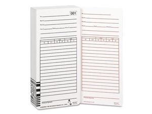 Time Card for Es1000 Electronic Totalizing Payroll Recorder 100/Pack Time Card for Es1000 Electronic Totalizing Payroll Recorder 100/Pack