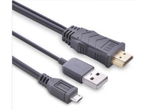 Tekit 10FT Micro USB MHL to HDMI TV Cable Adapter For Samsung Galaxy S3 i9300 i9308 2M Tekit 10FT Micro USB MHL to HDMI TV Cable Adapter For Samsung Galaxy S3 i9300 i9308 2M