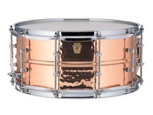 Ludwig Copperphonic Snare Drum with Tube Lugs, Hammered - 6.5" x 14" Ludwig Copperphonic Snare Drum with Tube Lugs, Hammered - 6.5" x 14"