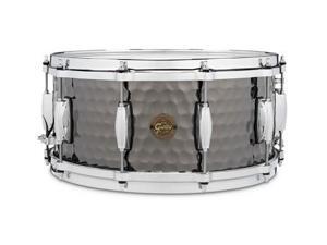 Gretsch 6.5" x 14" Hammered Black Steel Snare Gretsch 6.5" x 14" Hammered Black Steel Snare