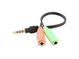 Topwin Gold plated Audio Stereo Plug 3.5mm 1 Male to 2 Female Adapter Cable Spliter microphone and headphone Topwin Gold plated Audio Stereo Plug 3.5mm 1 Male to 2 Female Adapter Cable Spliter microphone and headphone
