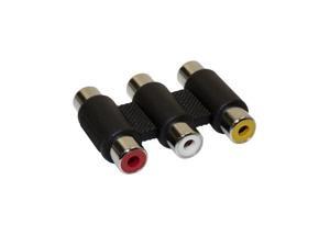 Topwin RCA adapter 3 RCA AV Audio Video Coupler Female to Female Adapter connector 3-RCA Jacks to 3-RCA Topwin RCA adapter 3 RCA AV Audio Video Coupler Female to Female Adapter connector 3-RCA Jacks to 3-RCA
