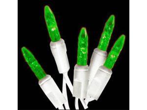 70 count Green LED Icicle Lights White wire 70 count Green LED Icicle Lights White wire