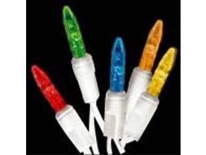 70 count Multi Color LED Icicle Christmas Lights White Wire 70 count Multi Color LED Icicle Christmas Lights White Wire