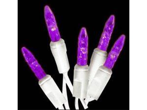 70 count Purple LED Icicle Christmas Lights White Wire 70 count Purple LED Icicle Christmas Lights White Wire