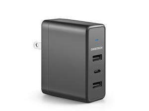 CHOETECH 3 Ports USB Wall Charger (1x 3A USB-C Port + 2x 2.4A USB Ports)Foldable Fast Charge USB C Charger for Samsung Galaxy Note 9 S9 S9 Plus S8 S8 Plus, Note 8, HTC 10 U11, LG G5 G6 V20 V30 - Black CHOETECH 3 Ports USB Wall Charger (1x 3A USB-C Port + 2x 2.4A USB Ports)Foldable Fast Charge USB C Charger for Samsung Galaxy Note 9 S9 S9 Plus S8 S8 Plus, Note 8, HTC 10 U11, LG G5 G6 V20 V30 - Black