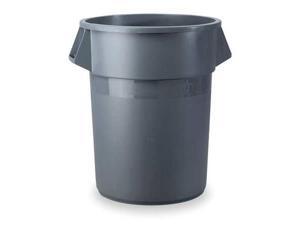 RUBBERMAID FG262000GRAY Brute 20 gal. Gray Polyethylene Round Utility Container RUBBERMAID FG262000GRAY Brute 20 gal. Gray Polyethylene Round Utility Container