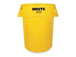 RUBBERMAID FG264360YEL Brute 44 gal. Yellow Plastic Round Utility Container RUBBERMAID FG264360YEL Brute 44 gal. Yellow Plastic Round Utility Container