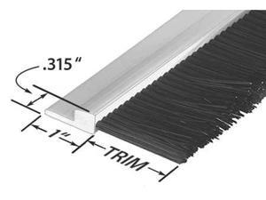 TANIS RPVC212036 Stapled Set Strip Brush,PVC,Length 36 In TANIS RPVC212036 Stapled Set Strip Brush,PVC,Length 36 In