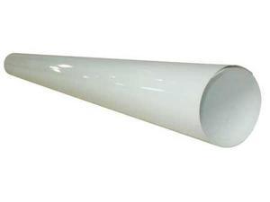 JOHNS MANVILLE 36650 4" x 48" L PVC Insulated Pipe Jacket JOHNS MANVILLE 36650 4" x 48" L PVC Insulated Pipe Jacket
