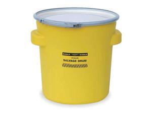 Salvage Drum,Open Head,20 gal.,Yellow EAGLE 1654 Salvage Drum,Open Head,20 gal.,Yellow EAGLE 1654