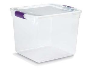 ZORO SELECT 3430GRPRCL.08 Storage Tote, 12-1/8"H, 16-1/4"L ZORO SELECT 3430GRPRCL.08 Storage Tote, 12-1/8"H, 16-1/4"L