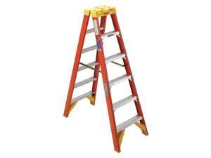 4' Fiberglass 300 lb. Twin Stepladder, Type IA WERNER T6204 4' Fiberglass 300 lb. Twin Stepladder, Type IA WERNER T6204